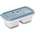 Pote Duplo Papinha Ursinho Azul Plasútil - comprar online
