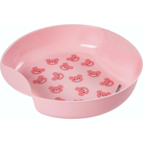 Pratinho Fundo Ursinha Rosa Plasutil - comprar online