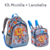 Kit Mochila"13" + Lancheira Leão Zoop Seanite - comprar online