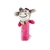 Mini Pelúcia Squeaky Vaquinha Rosa Clingo