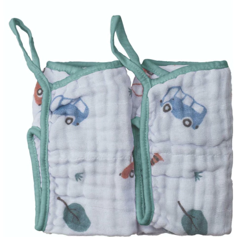 Kit c/2 Pano de Boca Soft c/ prendedor Carros Baby Joy - comprar online