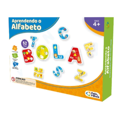 Brinquedo Aprendendo Alfabeto Pais & Filhos - comprar online