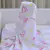Toalhão de Fralda Soft 80x110cm c/capuz Céu Encantado Rosa Baby Joy - Tonynha's Baby Store