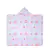 Toalhão de Fralda Soft 80x110cm c/capuz Céu Encantado Rosa Baby Joy na internet