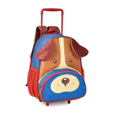 Mochila"15" de Rodinhas Cachorro Marrom Clio