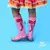 Meia 3/4 Tam.30-34 Laço Babadinho Rosa KidSplash! - comprar online