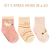 Kit 3 Pares Meia Soquete Tam.16 a 20 Rosa Raposa Pimpolho