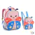 Kit Mochila + Lancheira Borboleta Zoop Seanite