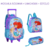 Kit Mochila de Rodinhas"16"+ Lancheira + Estojo Sereia Clio