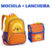 Kit Mochila"13" + Lancheira Leão Zoop Seanite