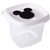 Kit 6 Potes para Armazenar Papinha Mickey Branco Plasutil - comprar online