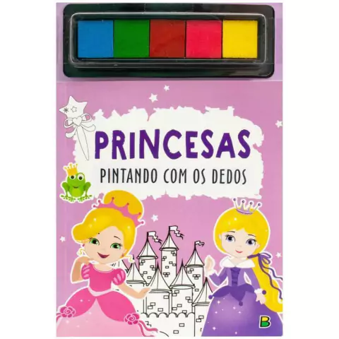 Livro Pintando com os Dedos: Princesas Todolivro