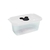 Kit c/2 Pote Retangular Mickey Branco Plasutil - comprar online