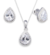 Conjunto Winter's Radiance | Cadena + Aros | Plata 925 Italiana en internet