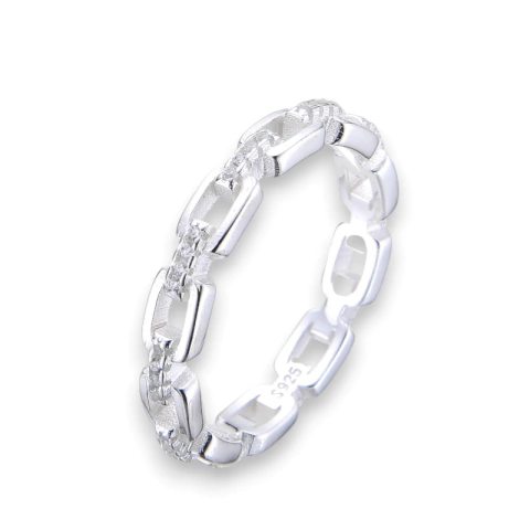 Anillo Forcet light Crystals | Plata 925 Italiana