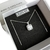 Cadena Dije Cuadrado Crystals | Plata 925 Italiana - comprar online