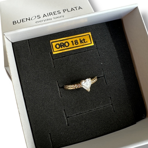 Anillo Solitario | Oro 18kts (A PEDIDO) | 470 USD Efectivo / Transferencia - comprar online