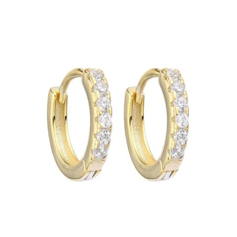 Aros Argollas Golden Dynasty | Plata 925 Italiana - comprar online