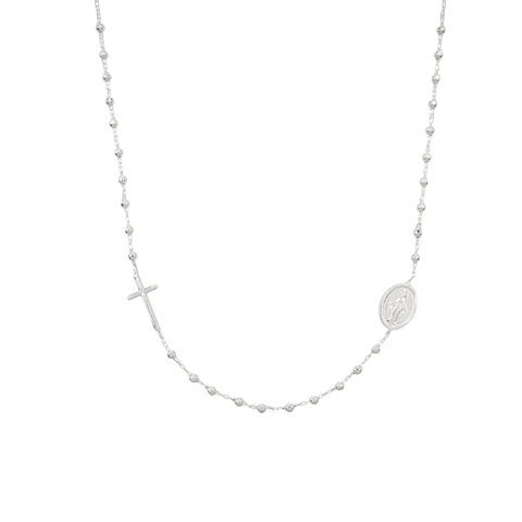 Cadena Rosario Gargantilla | Plata 925 Italiana - comprar online
