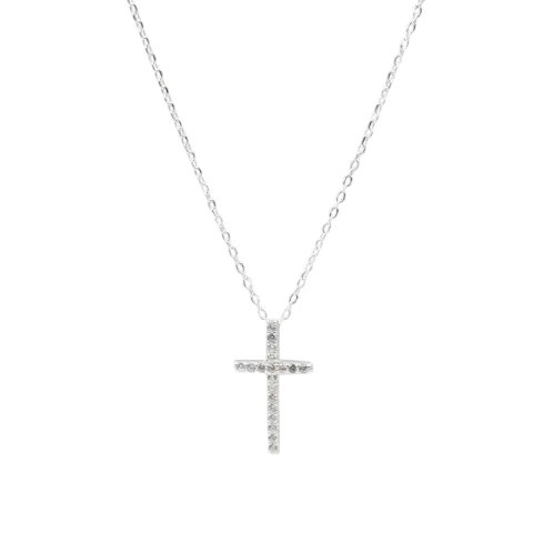 Cadena Cross Crystals | Plata 925 Italiana - comprar online