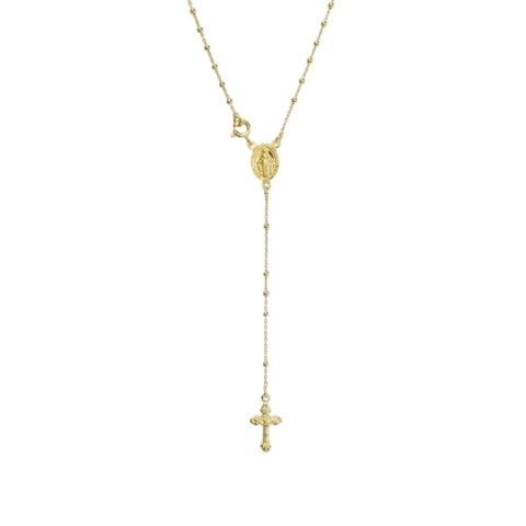 Cadena Rosario | Plata 925 Italiana Bañada en Oro 18kts - comprar online