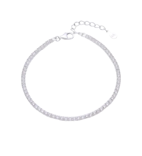 Pulsera Tennis Crystals 2,3 mm | Plata 925 Italiana - comprar online