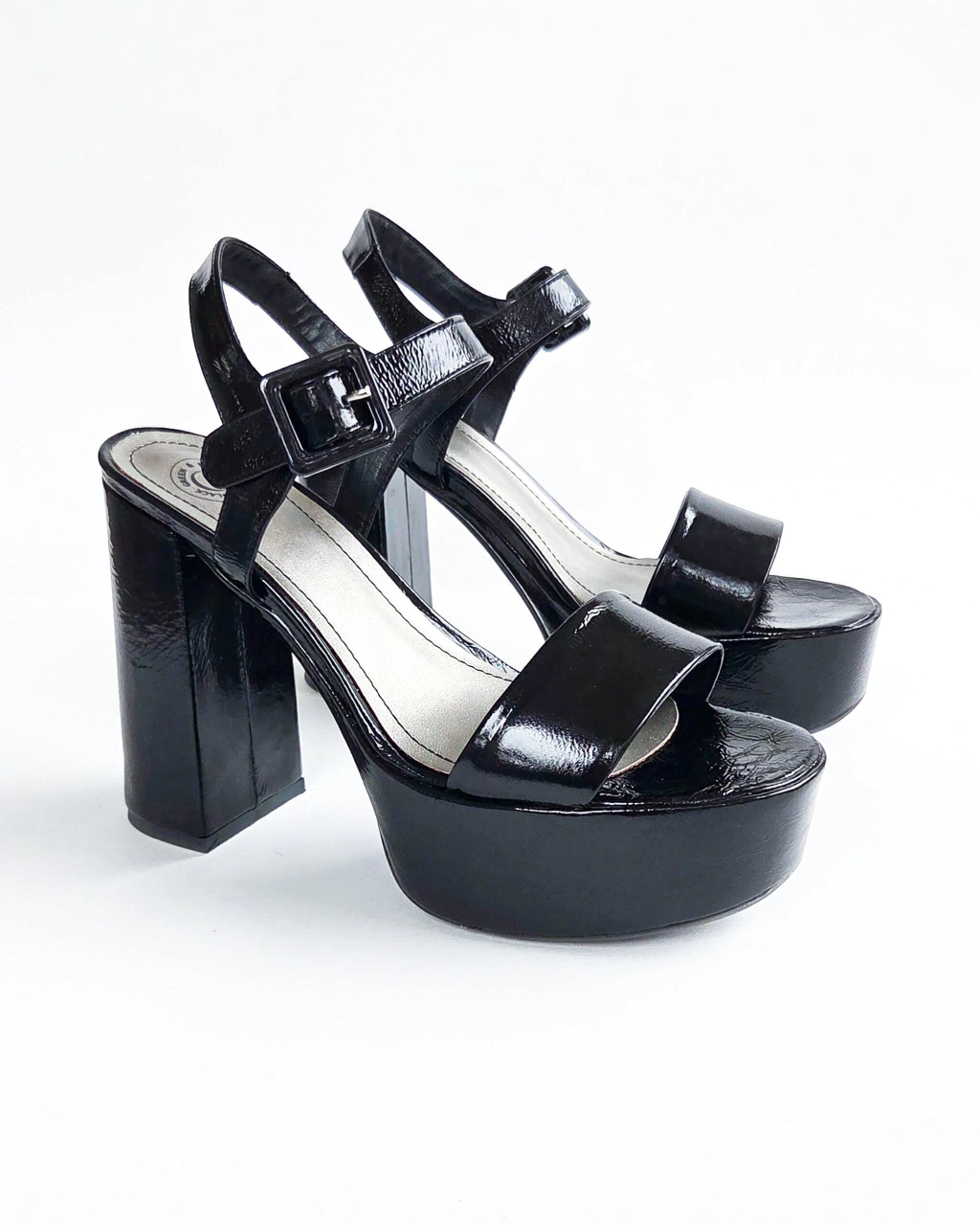 SANDALIAS TINI | CHAROL NEGRO