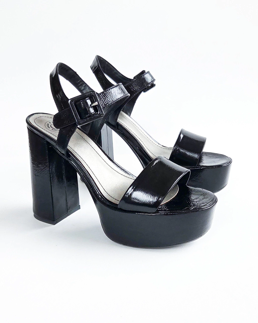 SANDALIAS TINI | CHAROL NEGRO