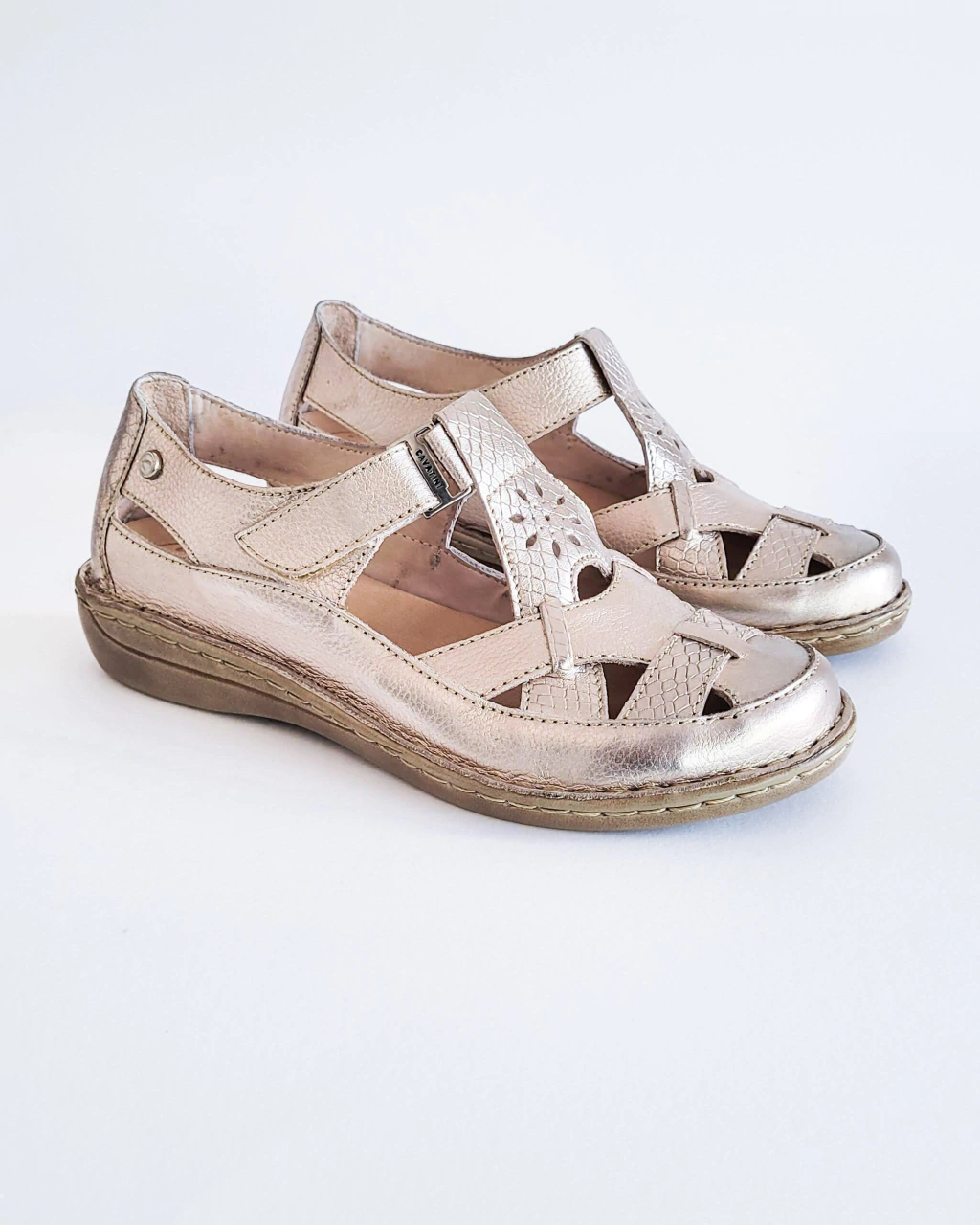 SANDALIAS SENRA | ORO CLARO