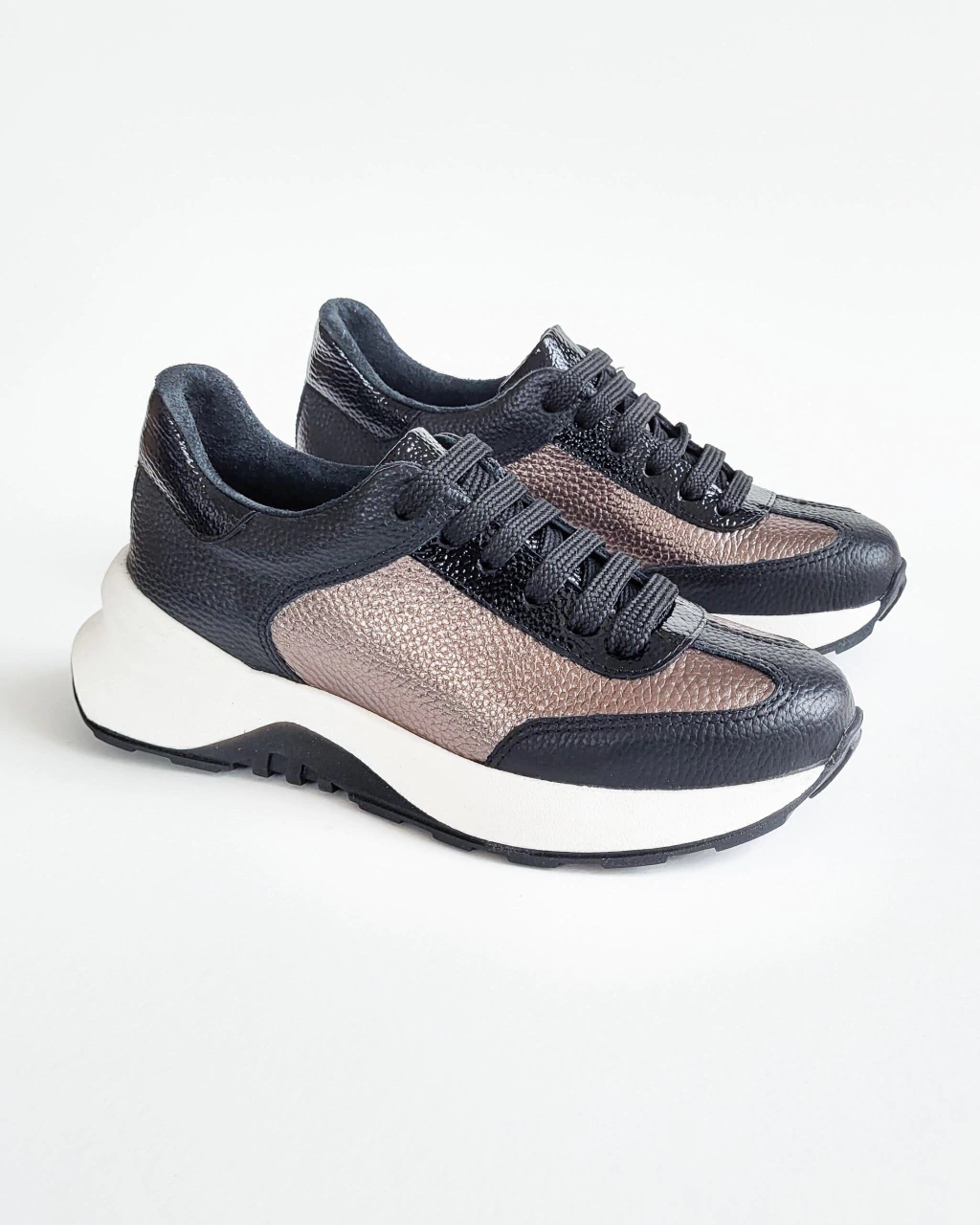 ZAPATILLAS MERLINA | NEGRO-PELTRE