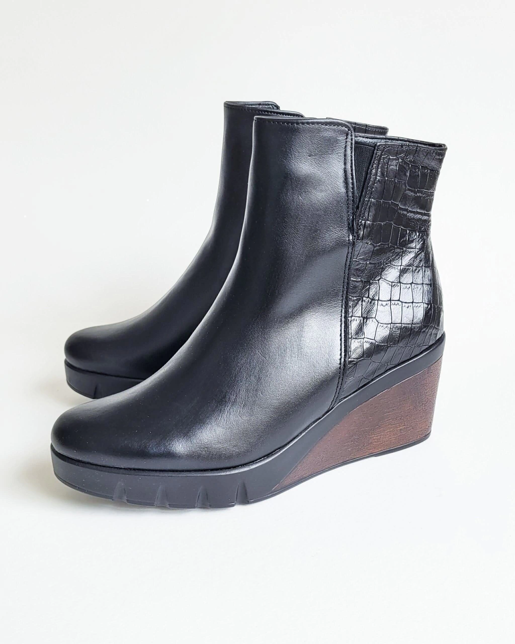 BOTAS MONA | NEGRO-CROCO