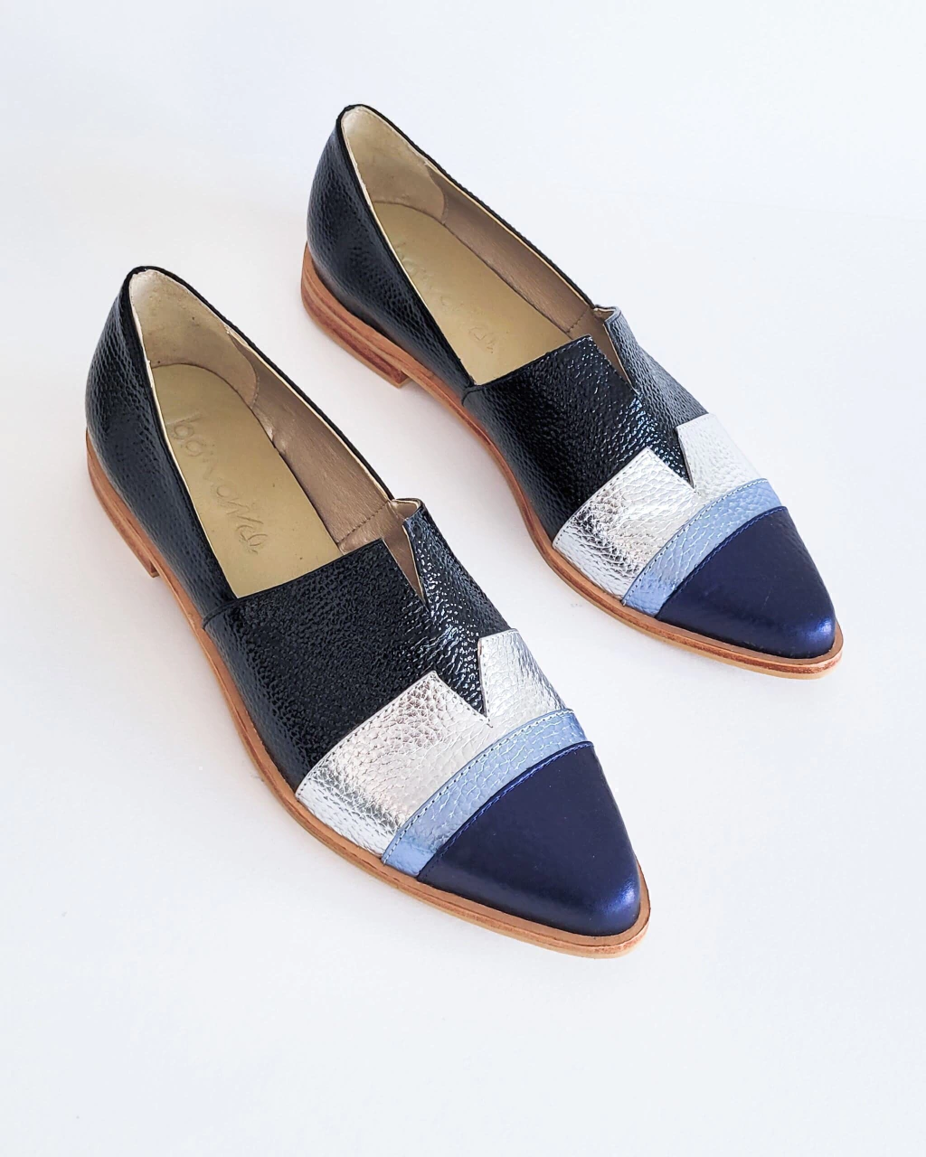 MOCASINES AMBAR | AZUL-NEGRO