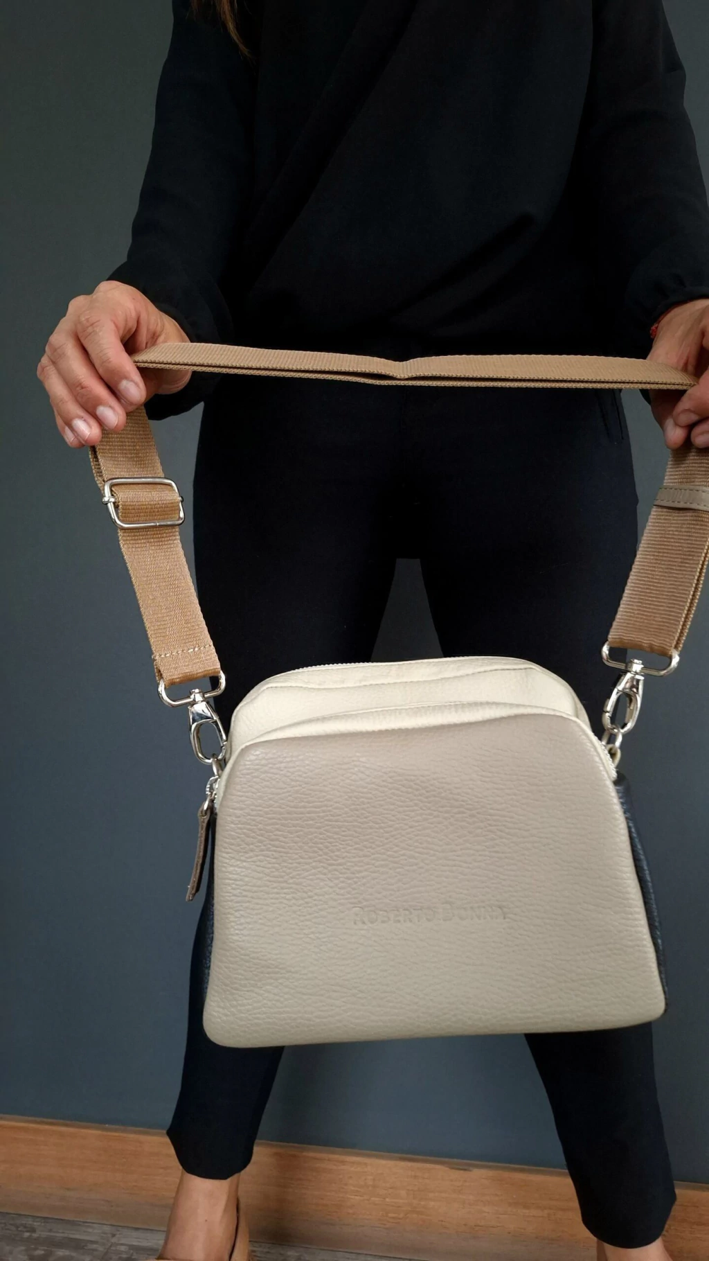 BANDOLERA ENNA | VISON-NATURAL