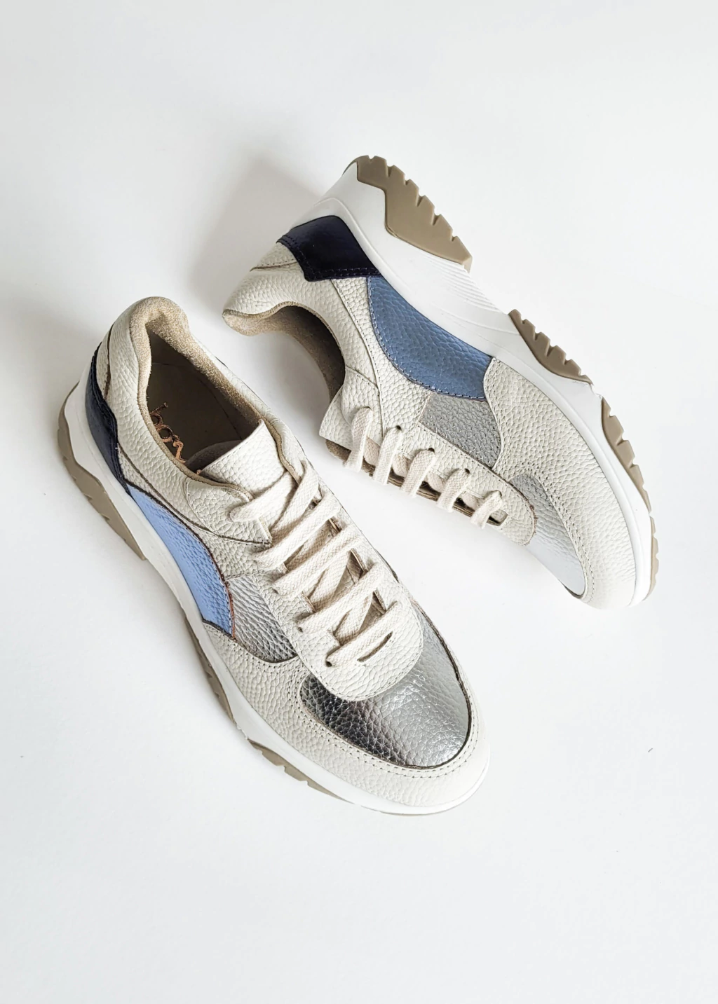 ZAPATILLAS RAMÉ | CELESTE-PLATA