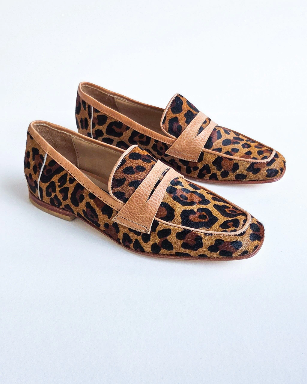 MOCASINES SASHA | PRINT- CAMEL