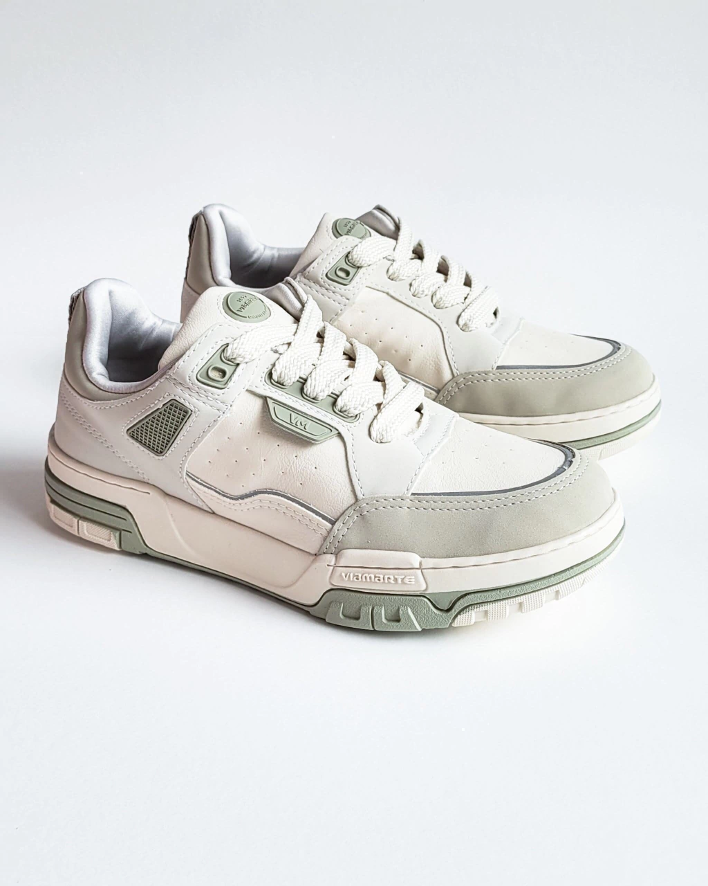 ZAPATILLAS BELLA | CEMENTO-BLANCO