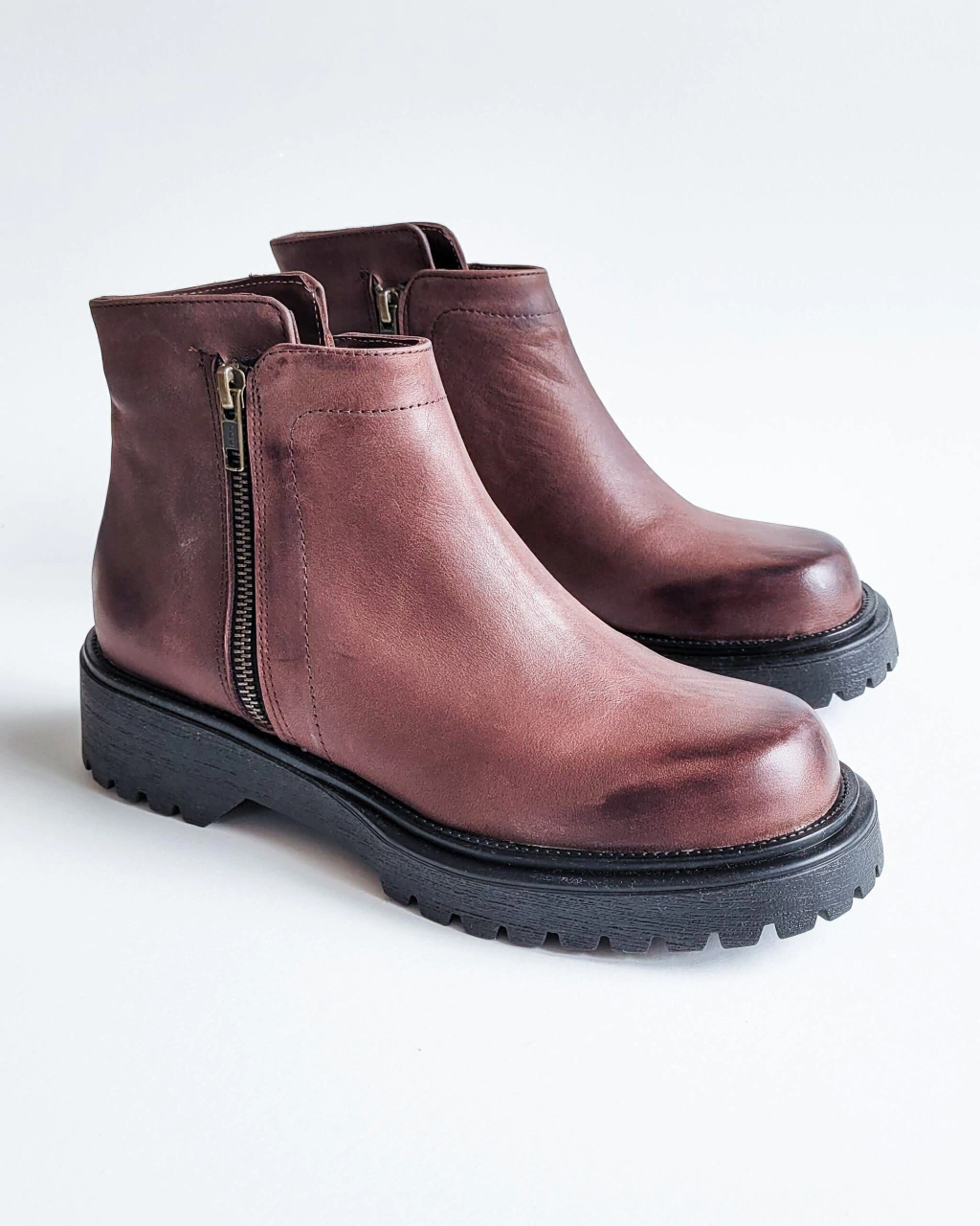 BOTAS KATE | CUERO CHOCOLATE