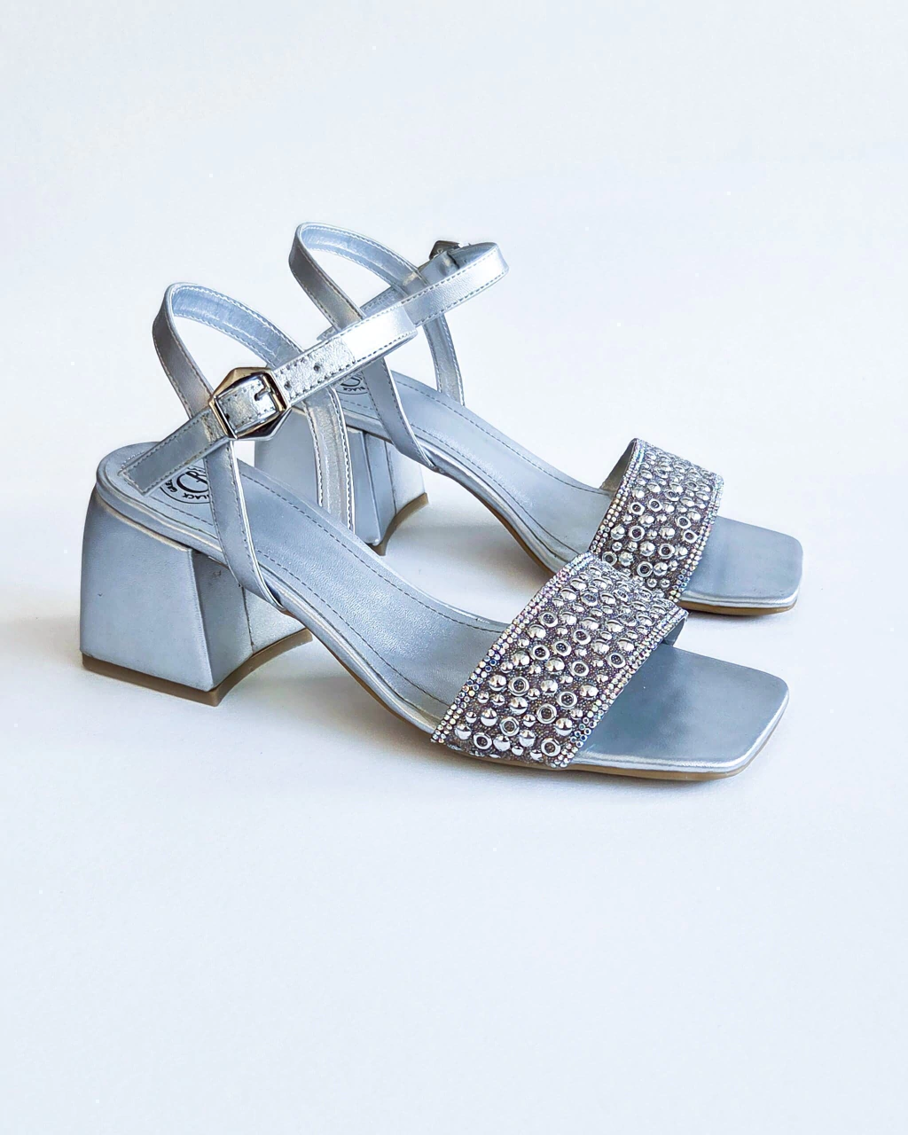 SANDALIAS CRISTAL | PLATA