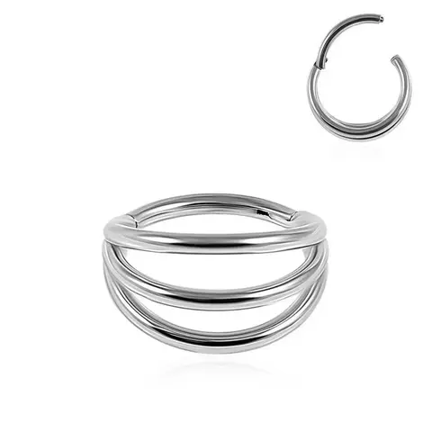 Piercing Septo Triplo Aço - comprar online