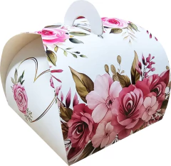 Embalagens para lembrancinhas / Doces finos - Floral rosa - comprar online