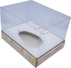 50 Cxs Embalagem Ovo de Colher 150g - Linha Aquarela Pascoa na internet