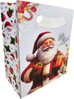 Sacola para presentes natalinos - Papai noel - comprar online