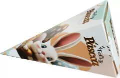 100 Embalagem Cone Trufado Cenoura Chocolates Pascoa Coelho Especial na internet