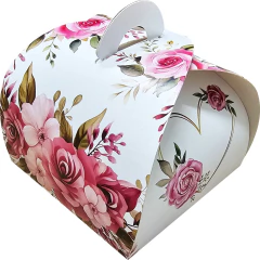 Embalagens para lembrancinhas / Doces finos - Floral rosa - Loja Steince