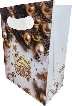 Sacola para presentes natalinos - Boas festas - loja online