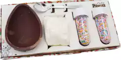 50 Cxs Embalagem Kit Confeiteiro Ovo de Colher 150g Com Cinta - Linha Pascoa Surpresa - Loja Steince