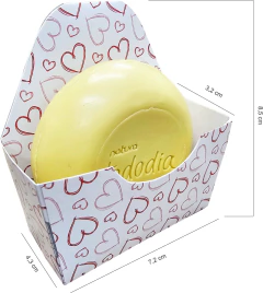 Caixinha envelope para Sabonete Linha Corações