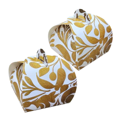 Embalagem Bolsinha Doces Finos Sabonetes - Arabesco Dourado Rustico na internet