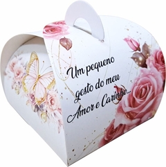 50 pçs Embalagem Bolsinha Doces Finos Sabonetes Delicada Flor - comprar online