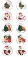 40 Adesivos para sacolas presentes decoração e Mimos Tema Natal 02